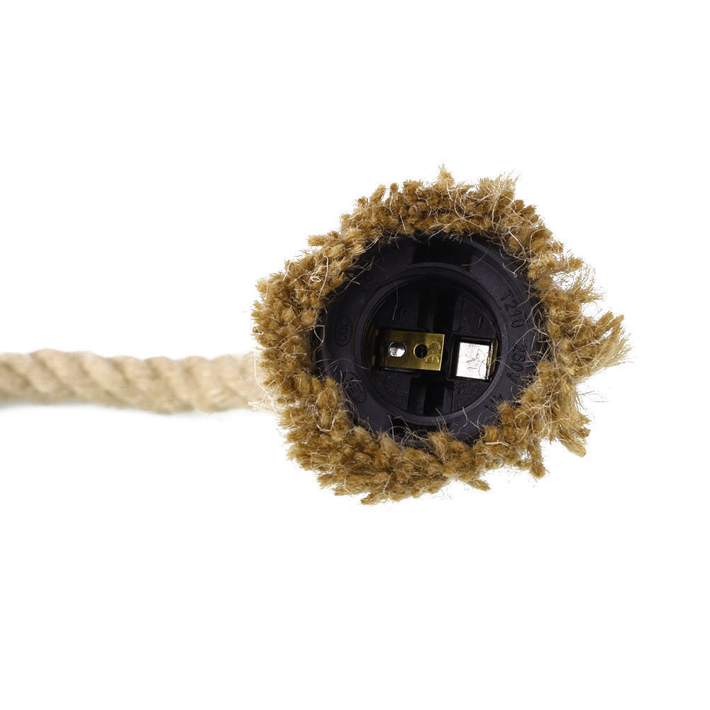 Industrial Pendant Light Cord Kit Twisted Rope E26 Socket~1235