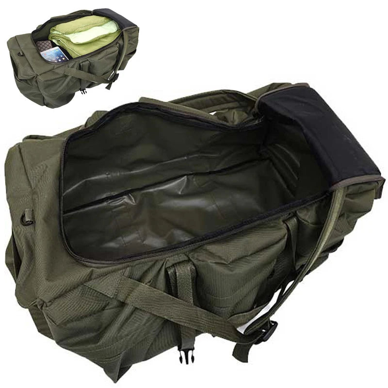 100L Tactical Camping Duffle Backpack