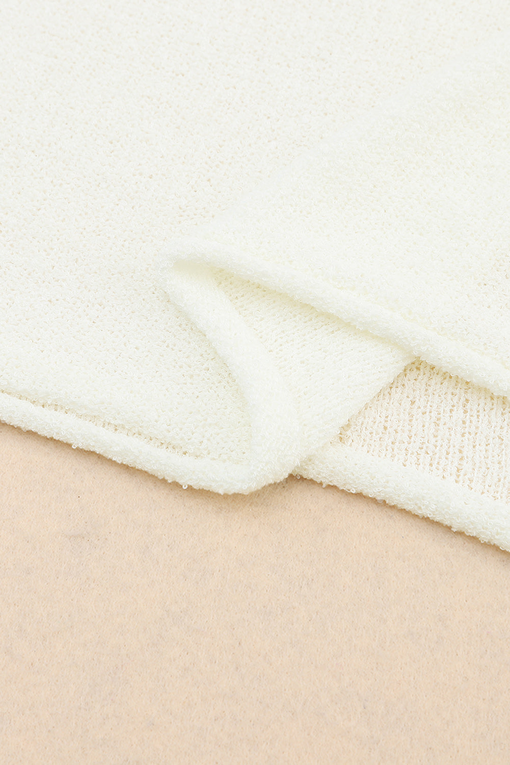 Brown Plain Raglan Sleeve Casual Pullover Sweater