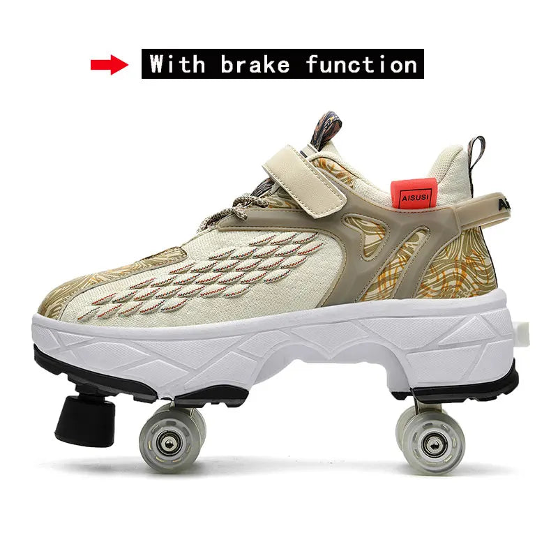 Cartoon Roller Sneakers (Heelys)