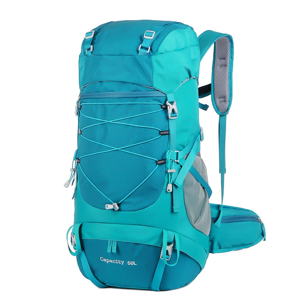 WESTTUNE 50L Multifunctional Hiking Backpack with Rain Cover
