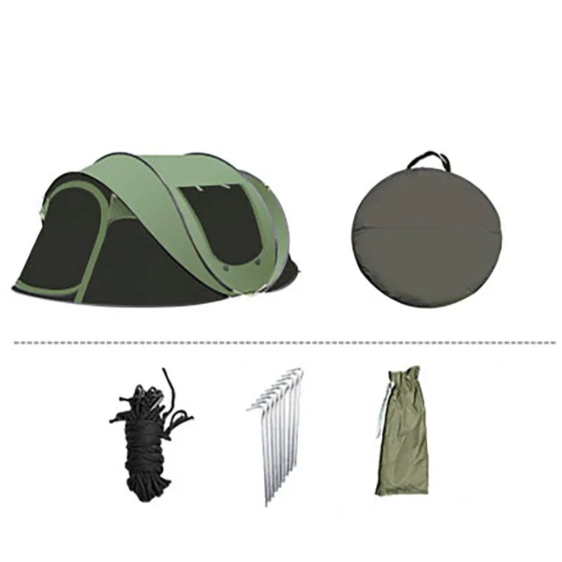 4-6 Person Large Automatic Instant Unfold Outdoor Camping Tent