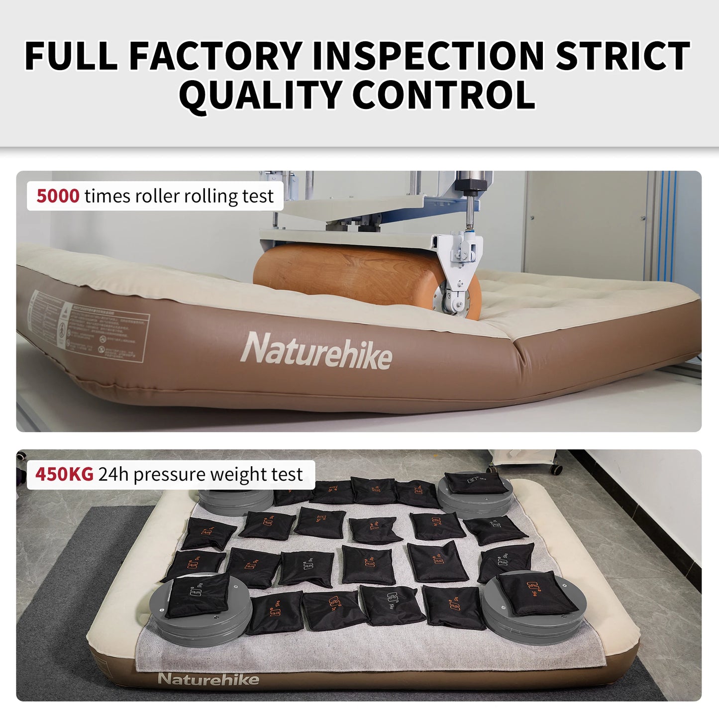 Naturehike 1 Person Outdoor Inflatable Sleeping Mattress With Pump