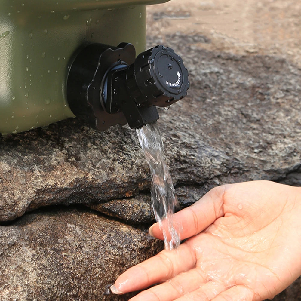 3.2 Gallon/12L Camping Water Container with Spigot BPA Free Car Water Carrier Tank Large Capacity Truly No Leakage Multifunction