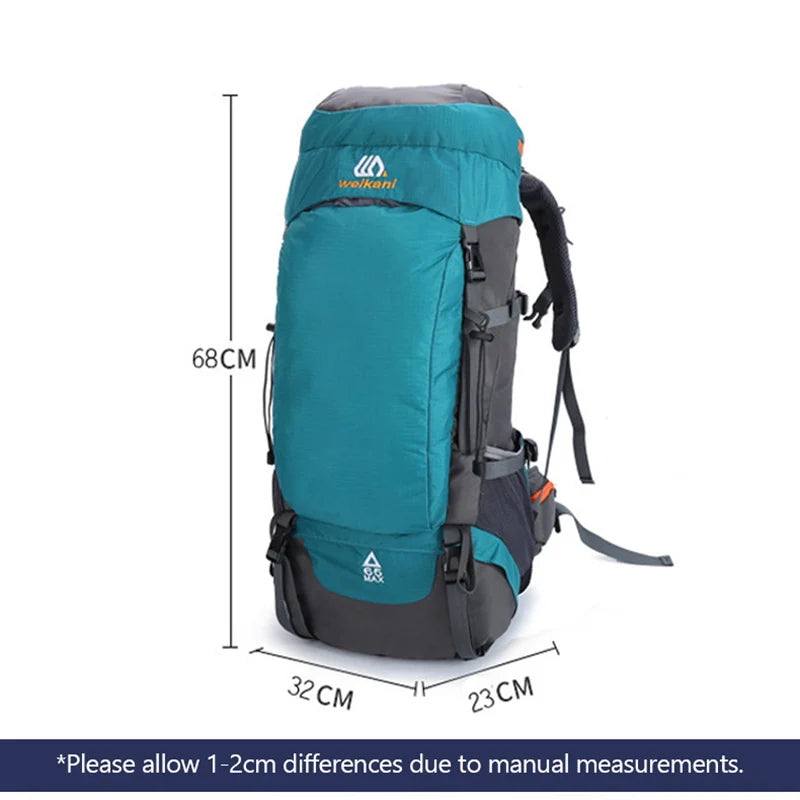 65L Large Capacity Camping Backpack