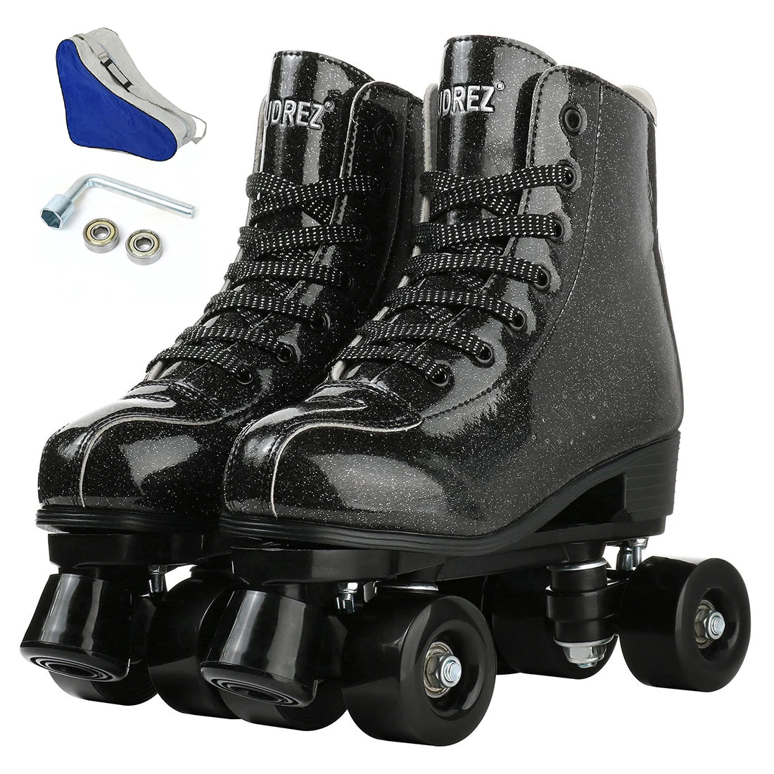 Kids Flashing Quad Dance Roller Skates with Flashing Wheels