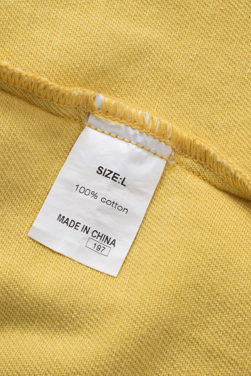 Yellow Distressed Raw Hem Denim Jacket with Chest Pockets