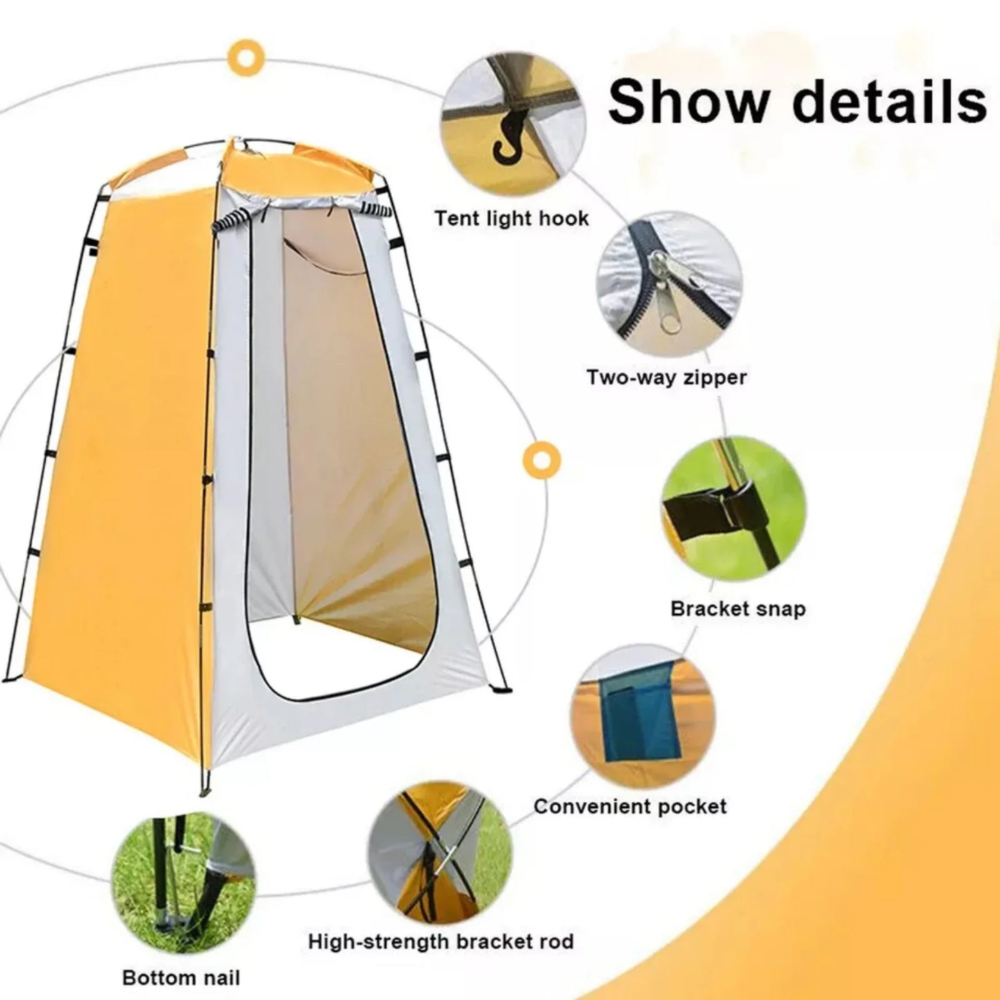 Pop Up Privacy Shower Tent