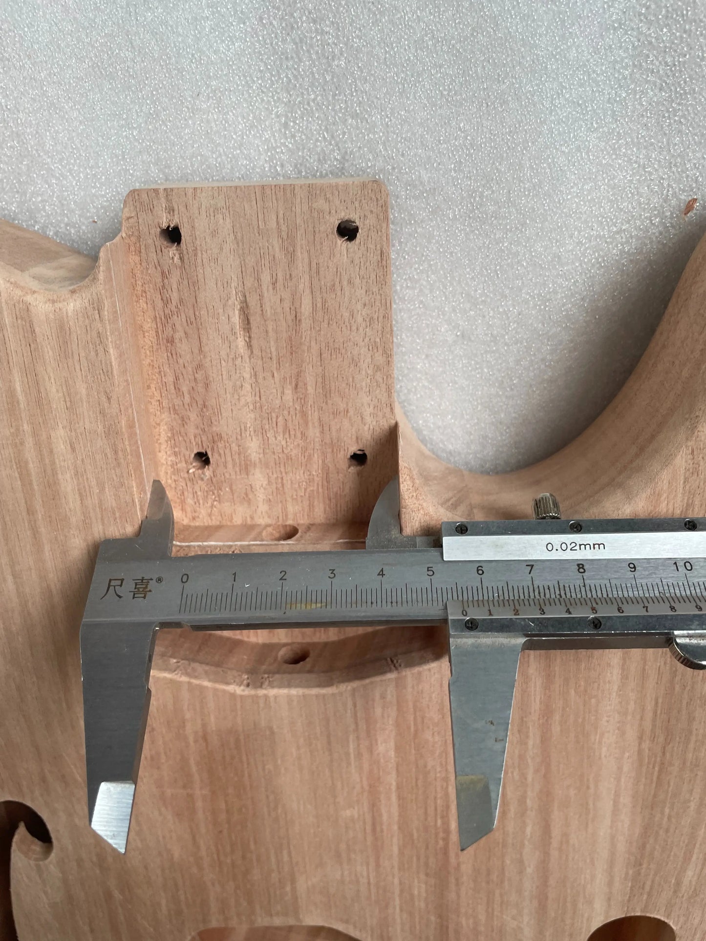 Unfinished Luthier DIY Blank F Hole, Semi Hollow Mahogany Wood Body Electric Guitar,