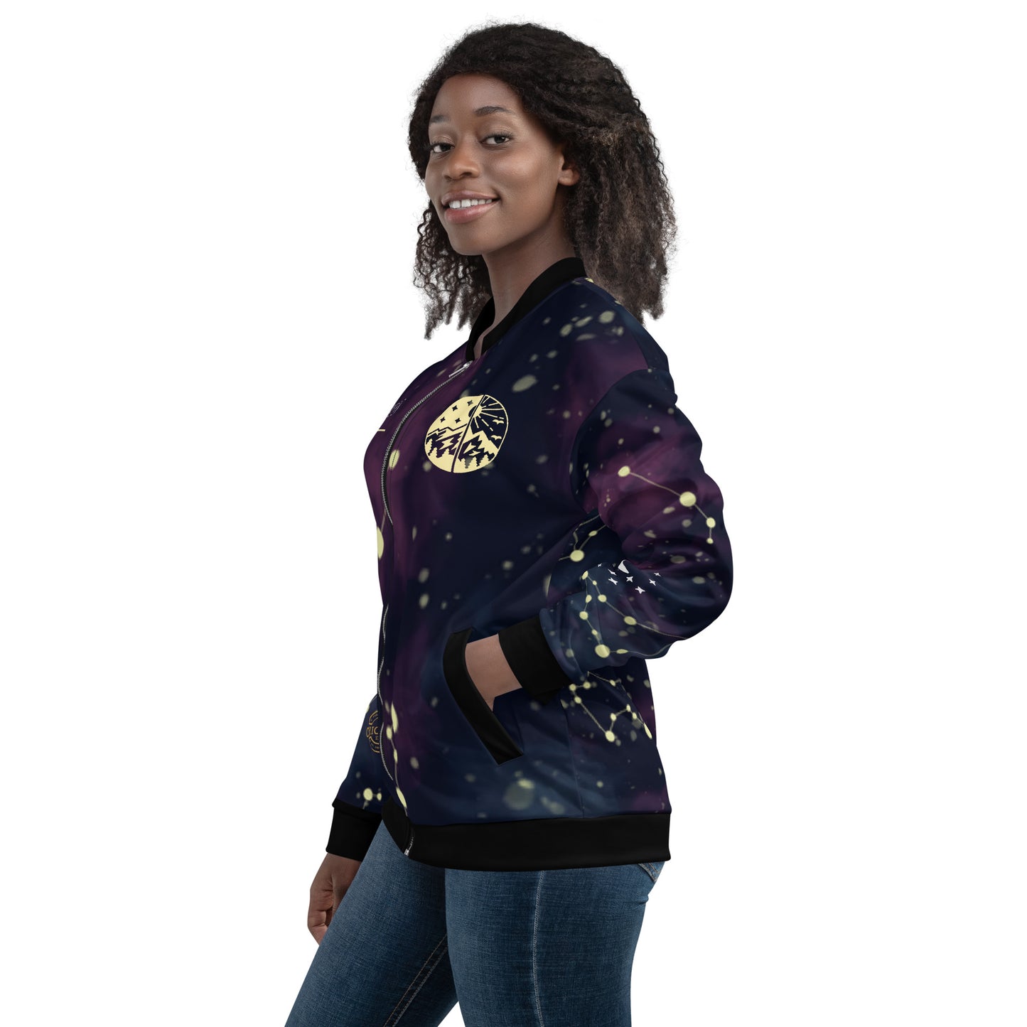 Original Era "Timeless" Constellations Unisex Bomber Jacket