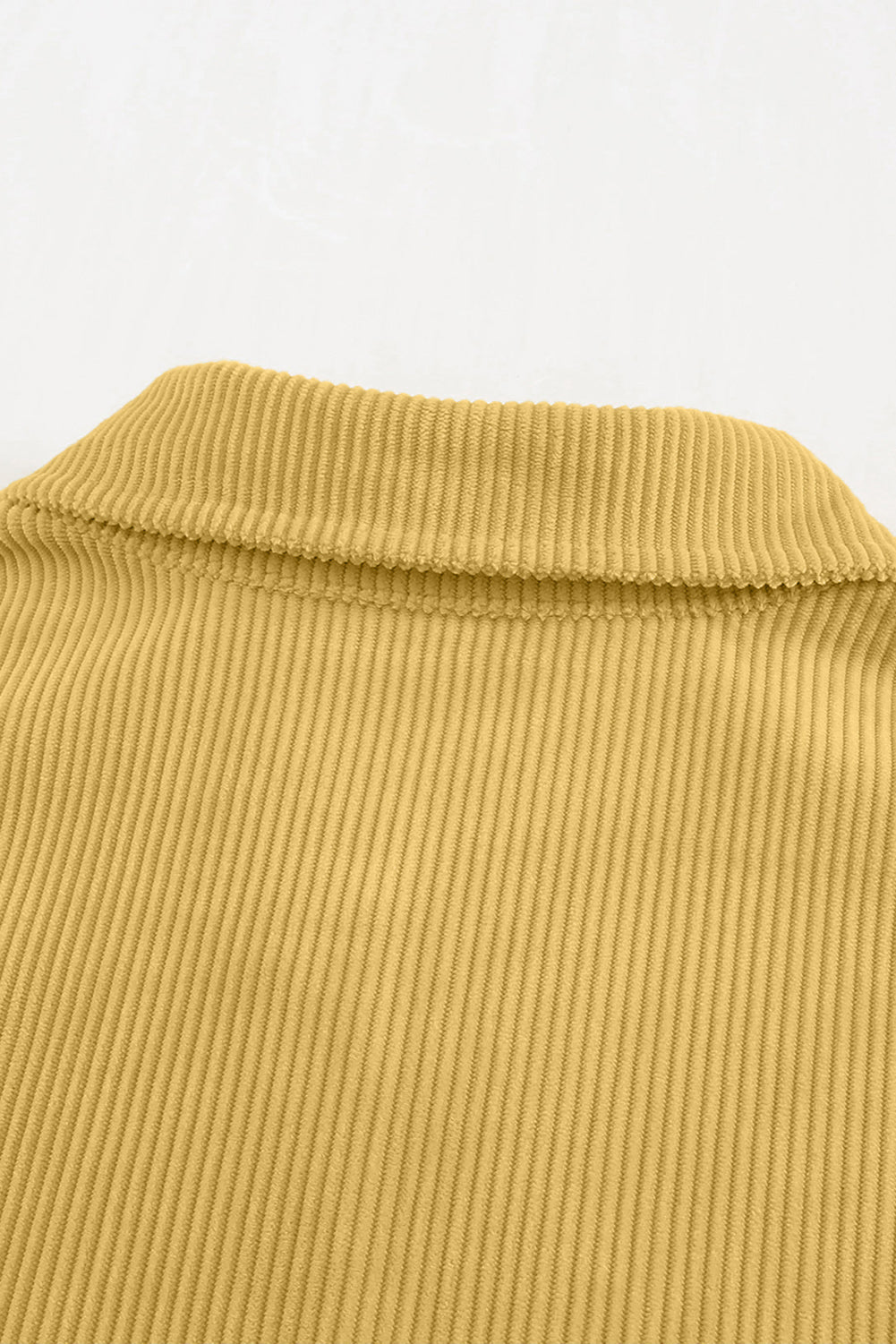 Pocketed Button Ribbed Textured Shacket