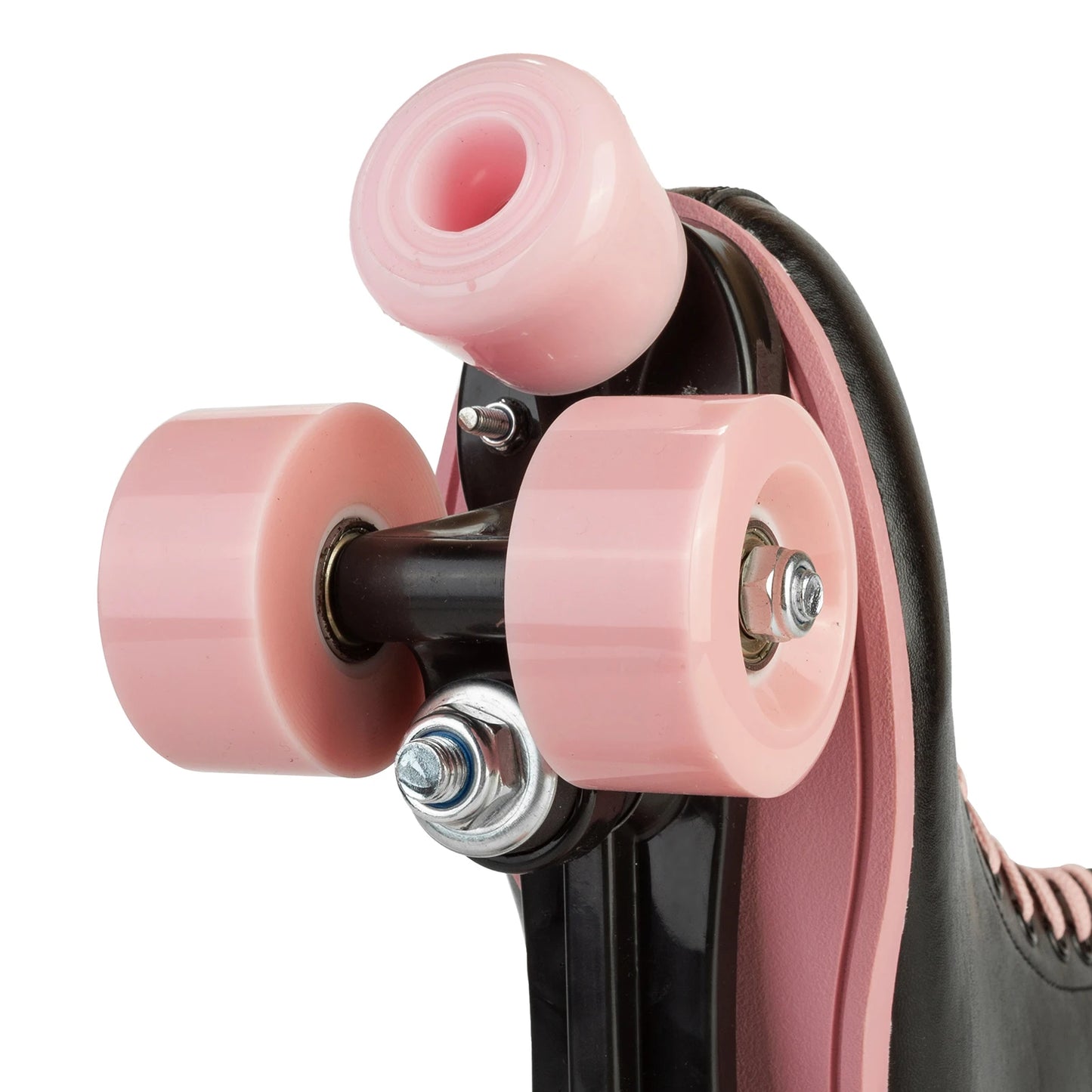 Flashing Roller Skates For Women (Pink & Black)