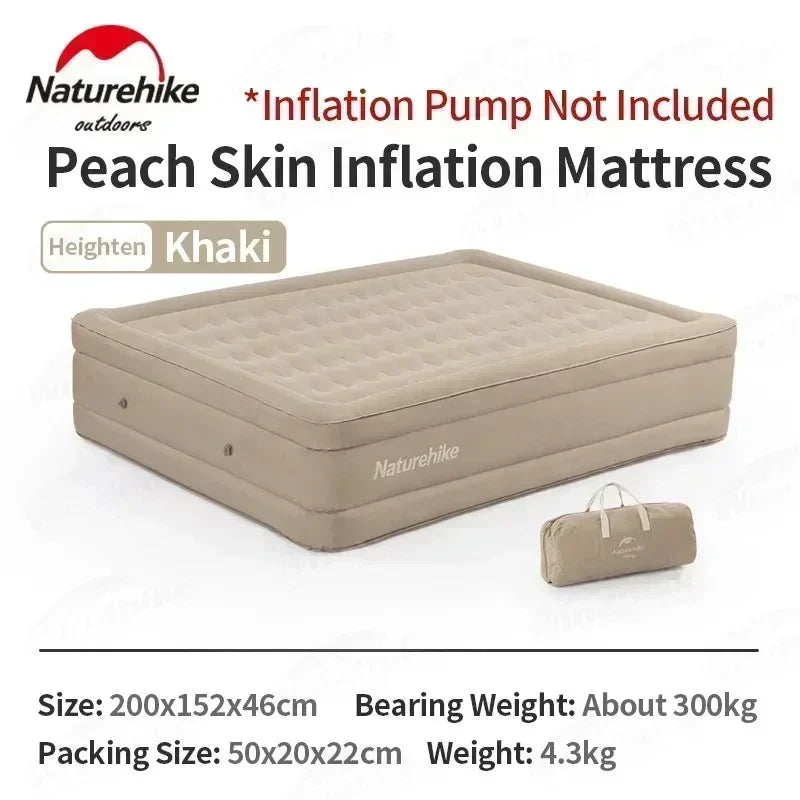 Naturehike Outdoor Camping 45cm Thick TPU Inflatable 2Persons Sleeping Mattress