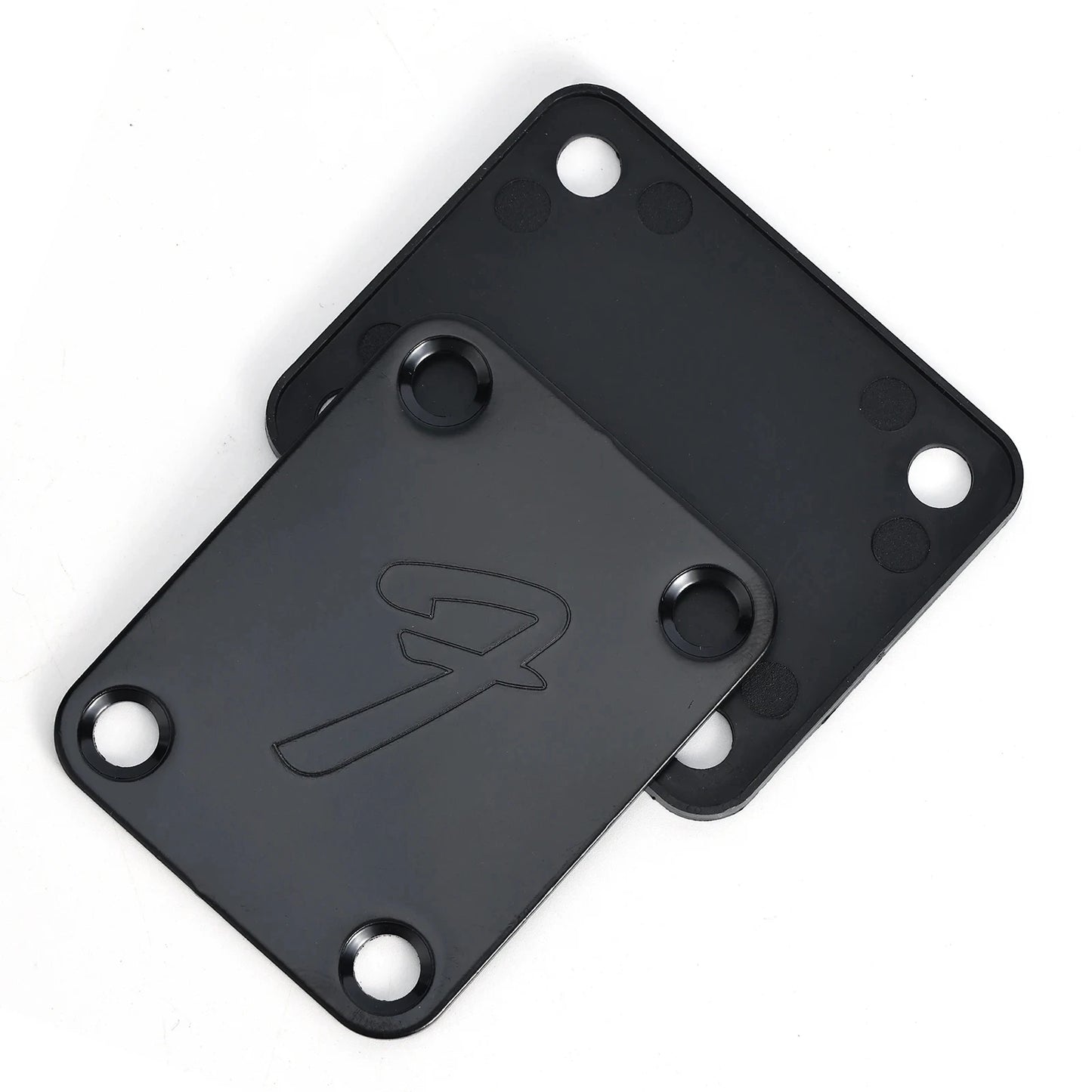 Vintage-Style Electric Guitar Neck Plate With Screws (Fits Most Guitars)