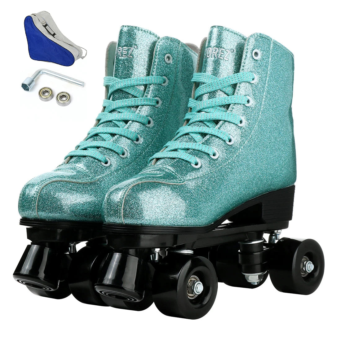 Kids Flashing Quad Dance Roller Skates with Flashing Wheels