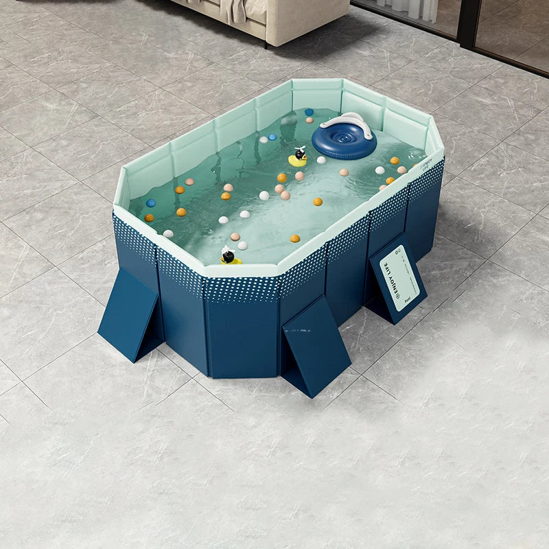1.85m Foldable Non-Inflatable Outdoor Swimming Pool Frame (196x107x45)cm