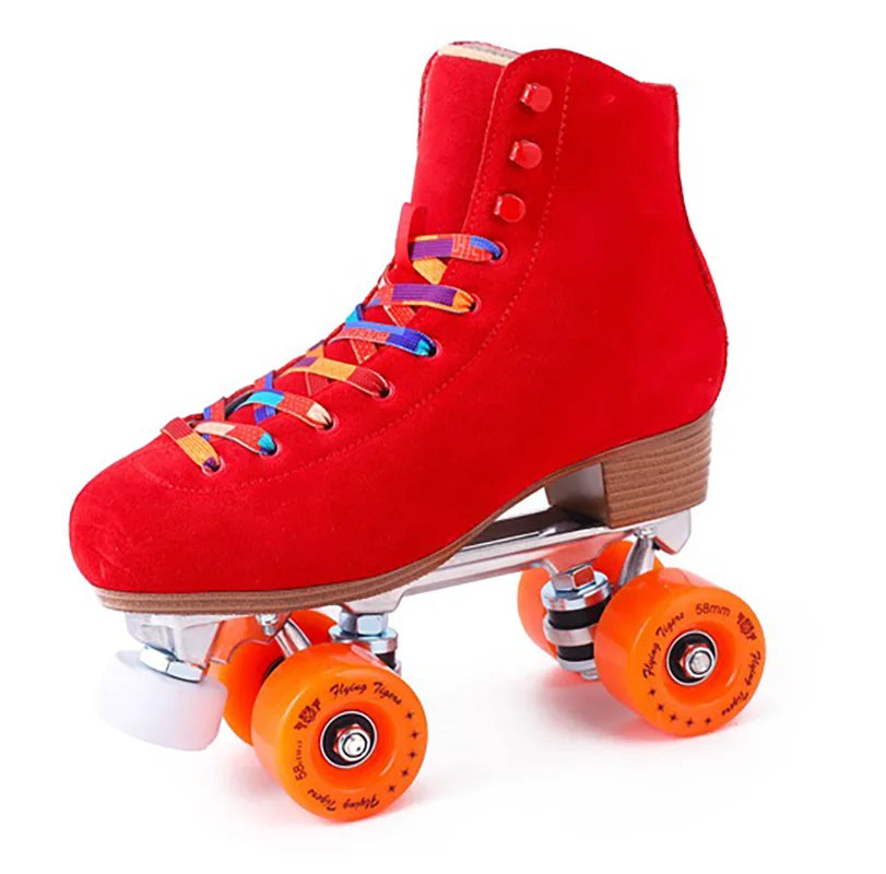 Men's Retro Suede Quad Roller Skate - Indoor/Outdoor