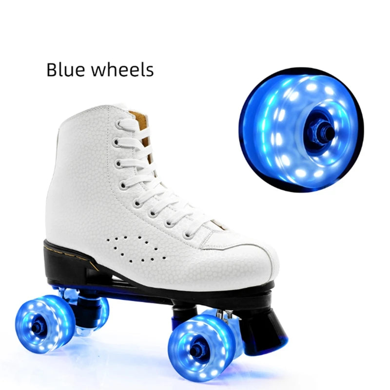 Outdoor Luminous Quad Roller Skates/Skateboard Wheels - 4 Wheels 58Mm X 32Mm