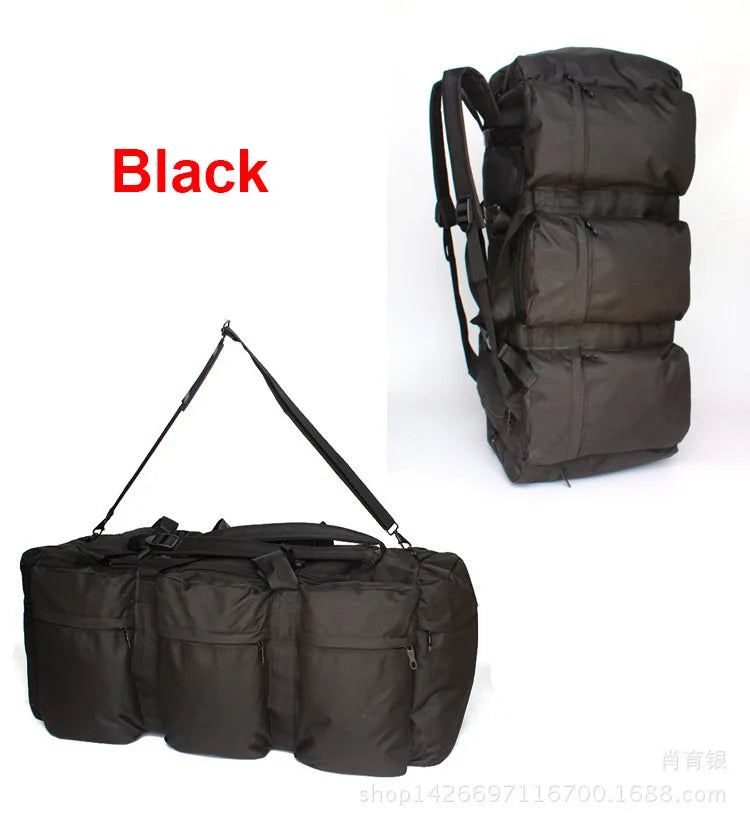 100L Tactical Camping Duffle Backpack