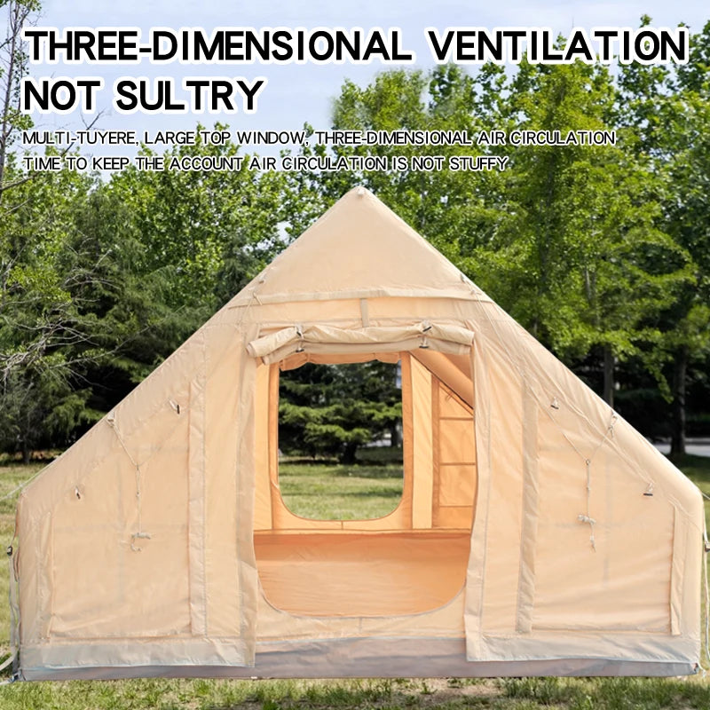 Large Premium Waterproof Inflatable Tent Outdoor Camping