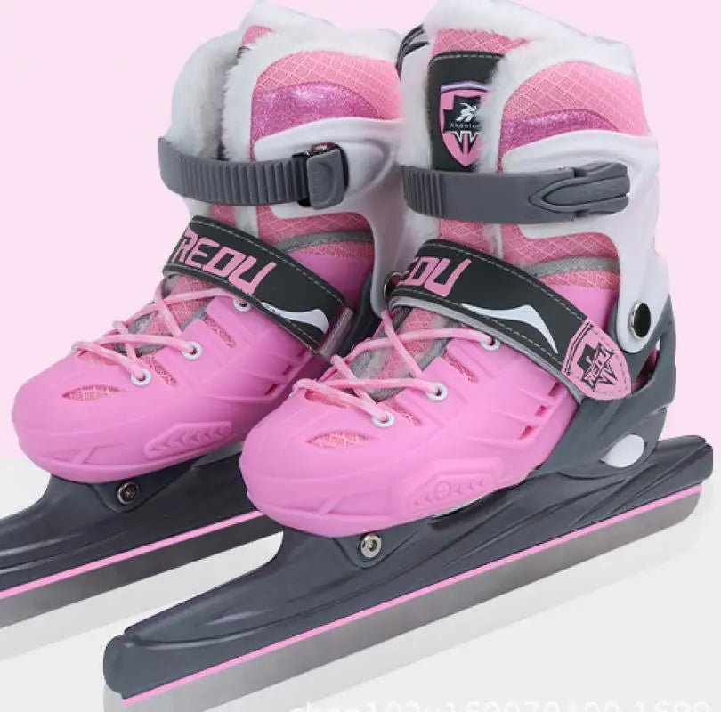 Solid Colored Professional Thermal Ice Skates
