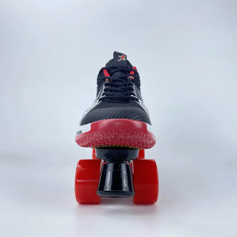 Basketball Shoe Style Quad Roller Skates