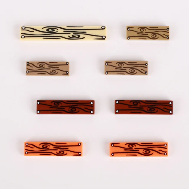 Miniature recreational block toy pieces