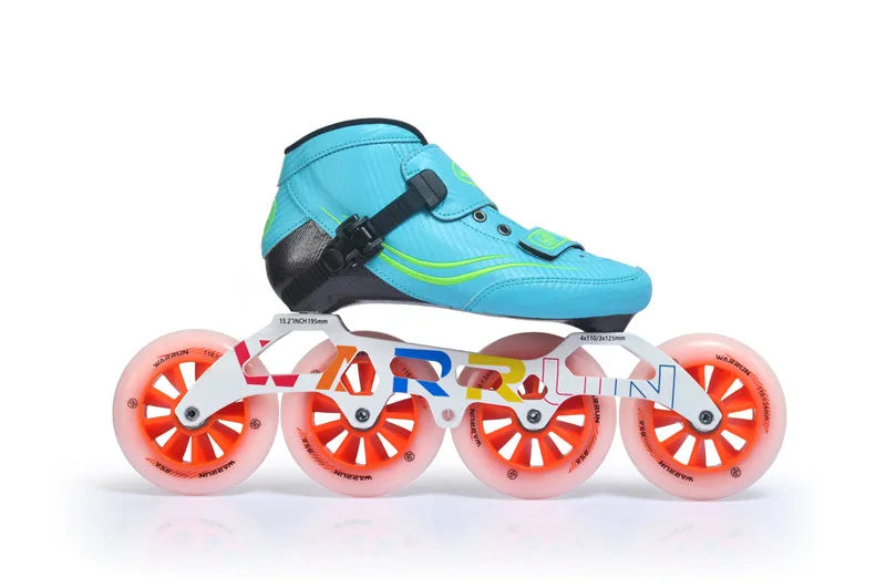 Outdoor Speed Racing Long Street Trace Asphalt Road Inline Speed Skates Shoes Carbon Fiber Adults Kids Sport Roller Patines EU48
