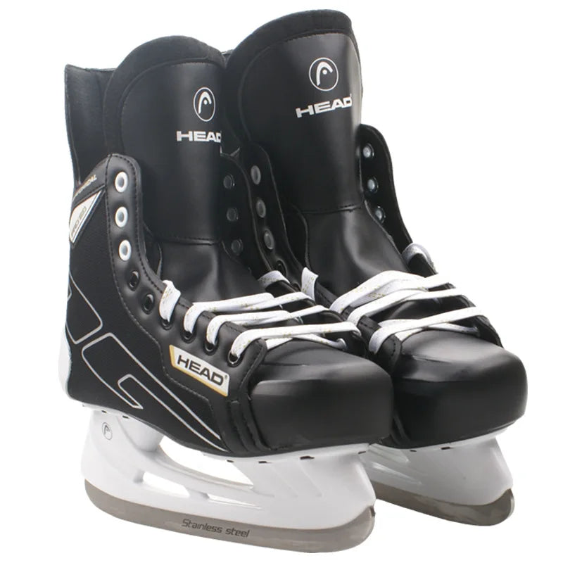 S180 Black Leather Ice Hockey Knife Blades Skates