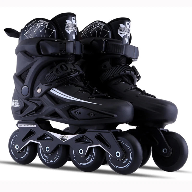 Unisex 4 Wheel Free Skate Inline Roller Blades