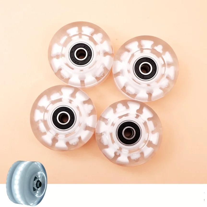82A PU 58mmx32mm Luminous Outdoor Quad Wheels