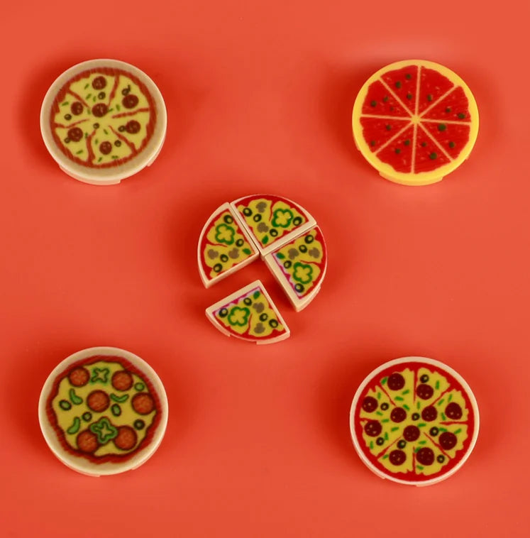 Miniature recreational block toy pieces