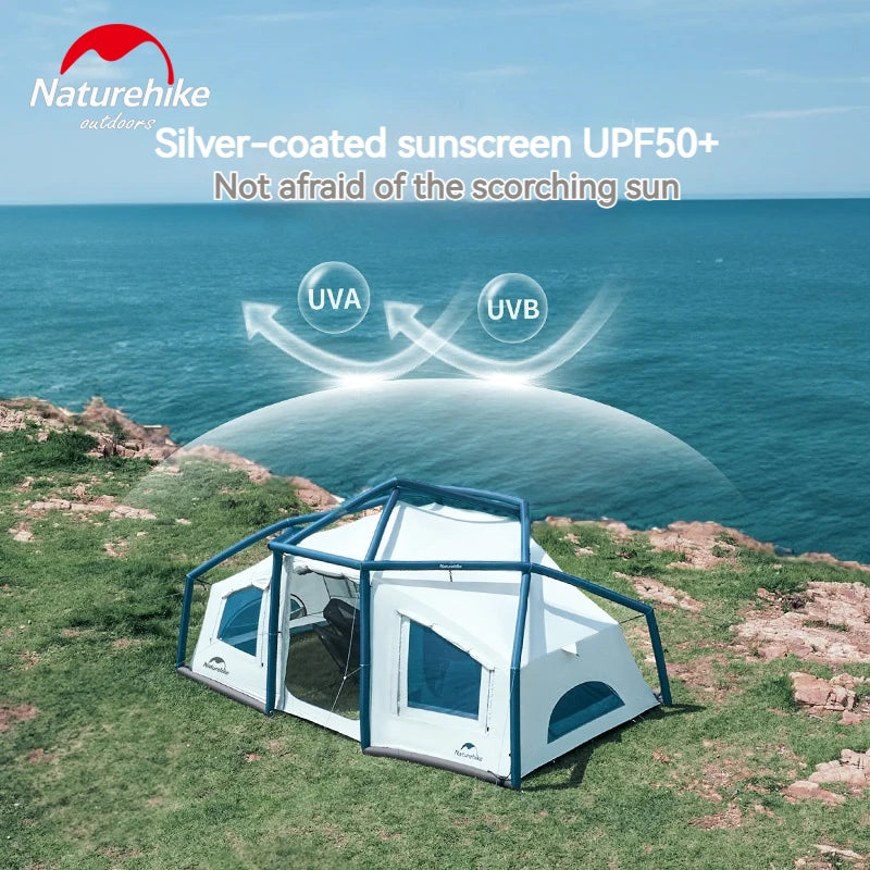 Naturehike Large 2-4 People Inflatable Lightweight Tent