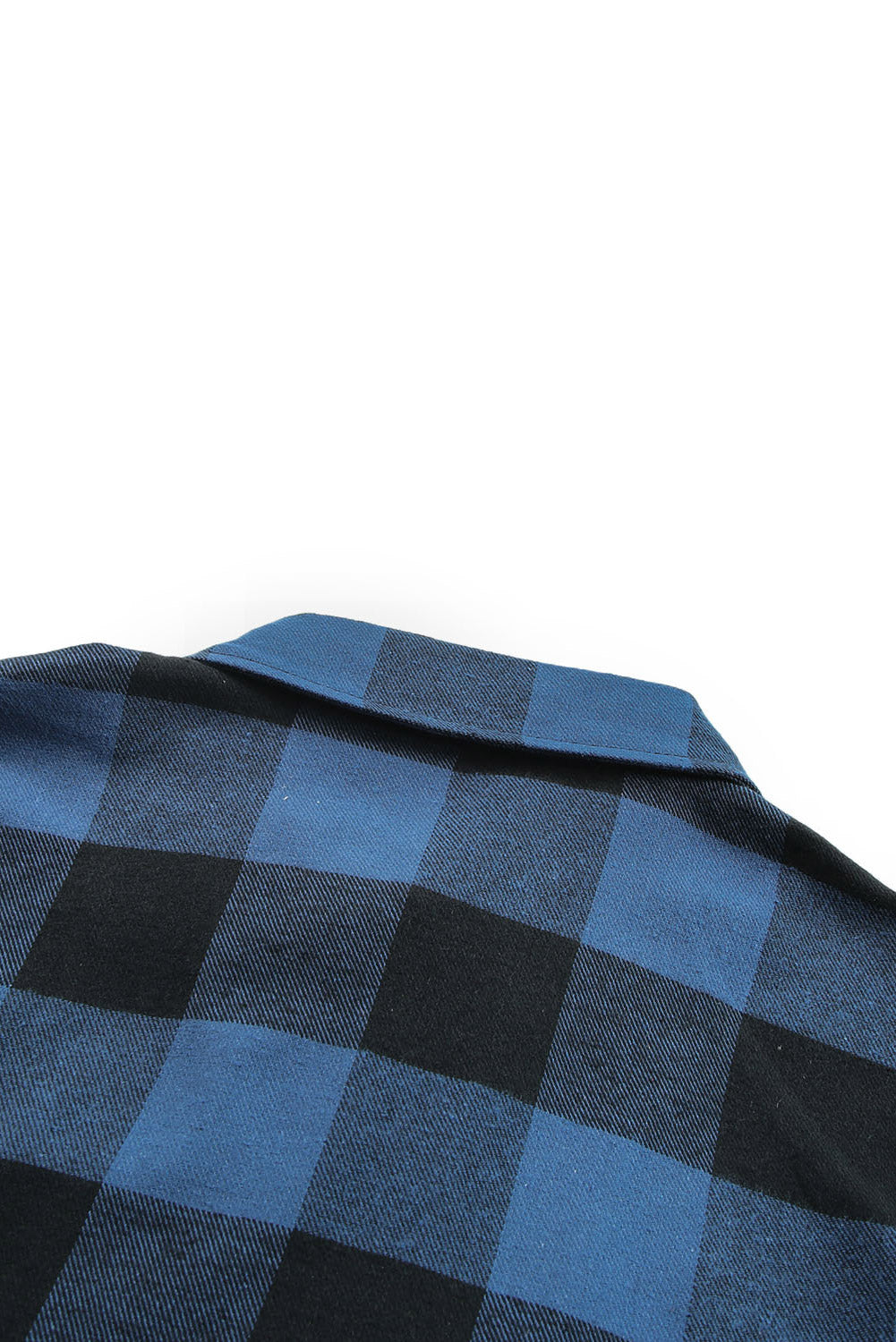 Red Plaid Collared Button Down Long Shirt Shacket