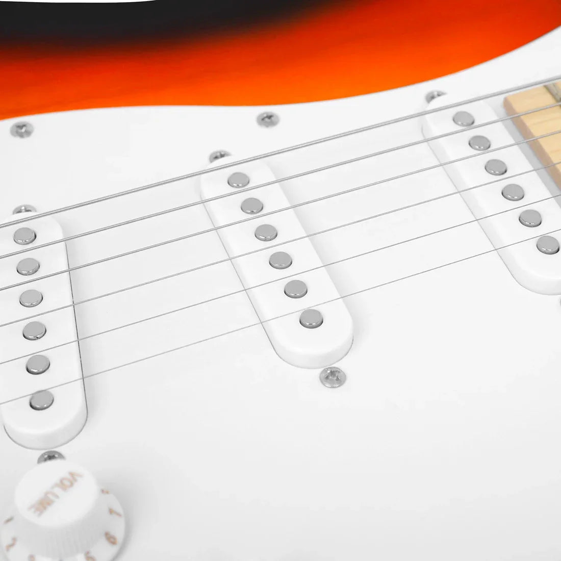 SLADE 39 Inch ST Maple Body Electric 6 Strings Guitar with Case Amp Strap Guitar Parts & Accessories