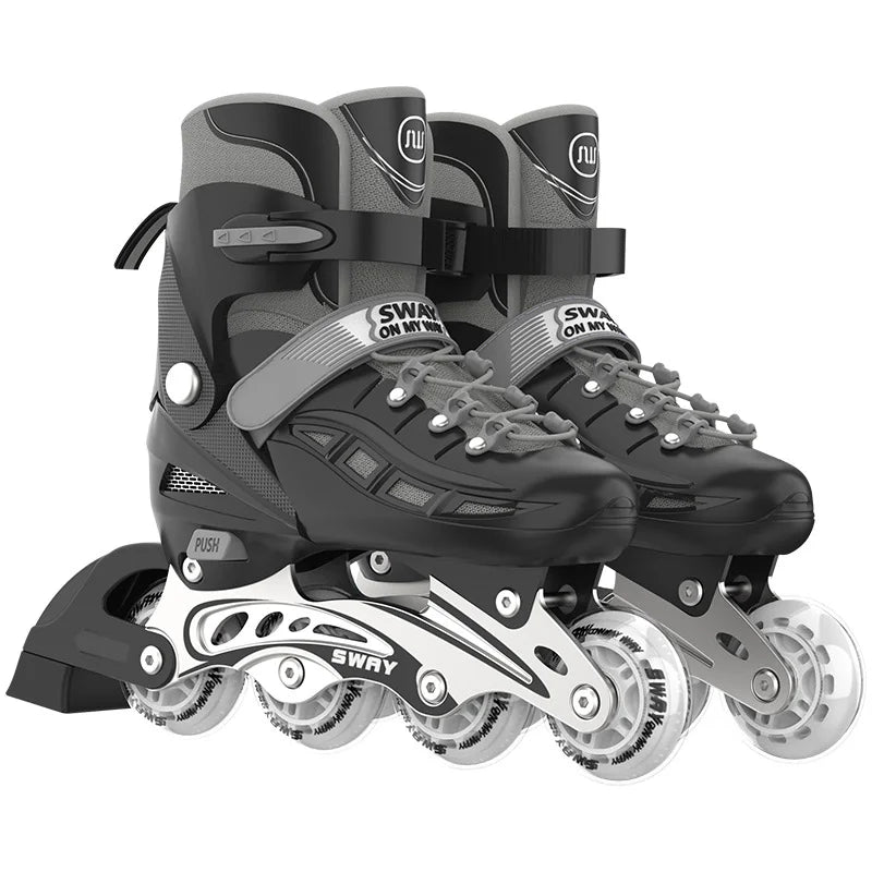 Beginners Inline Roller Skates (Flashing Wheels)