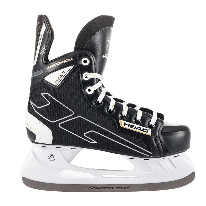 S180 Black Leather Ice Hockey Knife Blades Skates