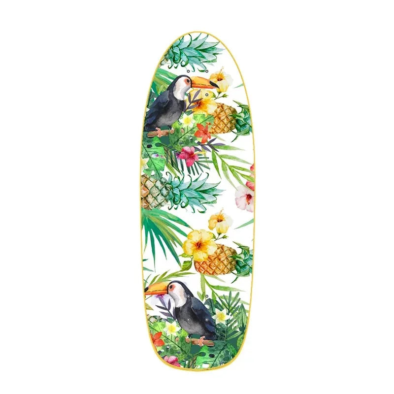 30 Inch 7-Tier Maple Board Cruiser Surf Skate Deck 76X26CM