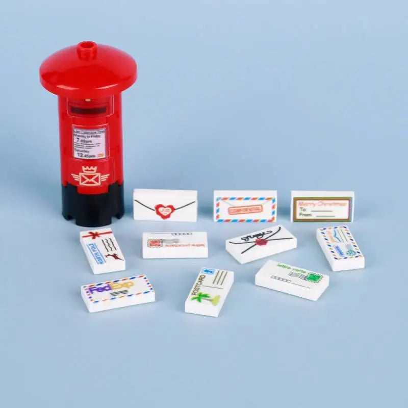 Miniature recreational block toy pieces