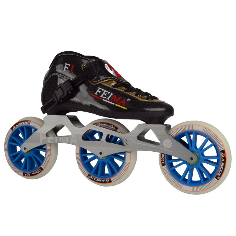 FEIMA 120mm 3 Big Wheel Outdoor Inline Speed Skates
