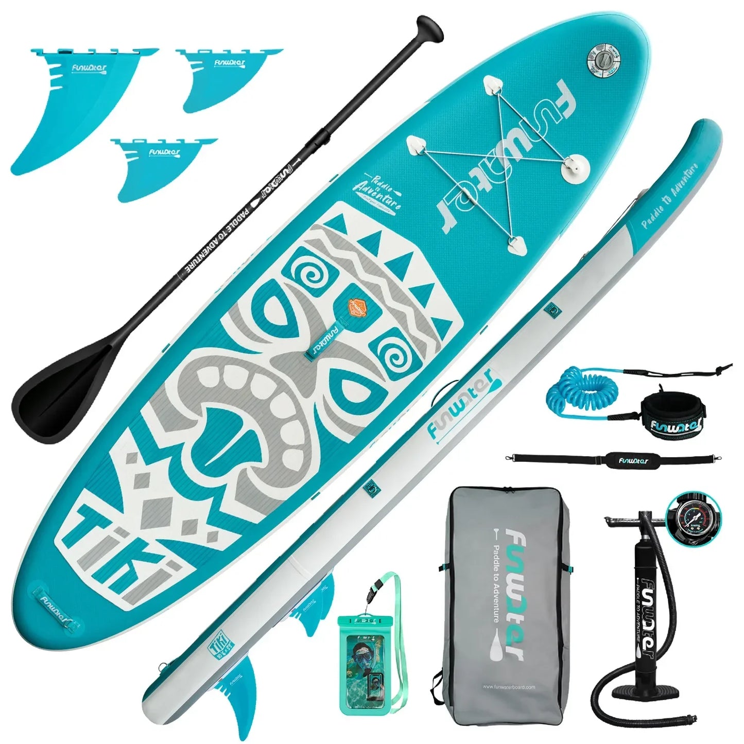 Beginner Portable Thickened Inflatable PVC Paddle Board