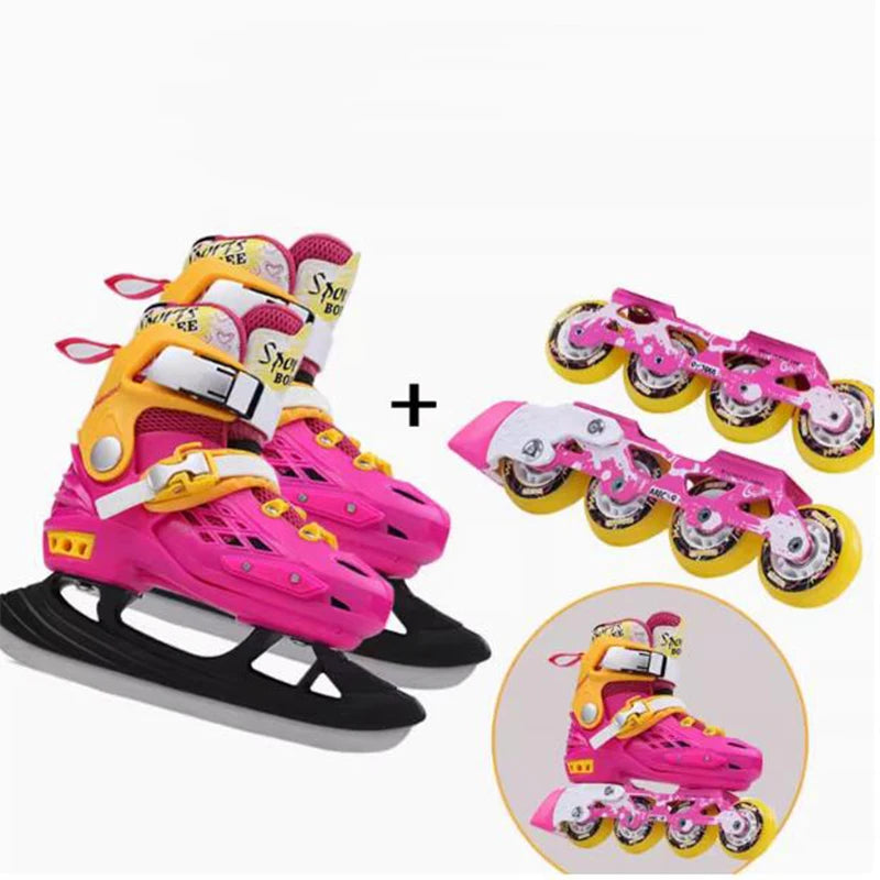 Adjustable Unisex Ice Skate Shoes