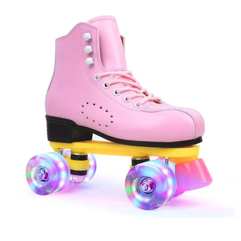 Unisex Indoor/Outdoor Retro Quad Roller Skates