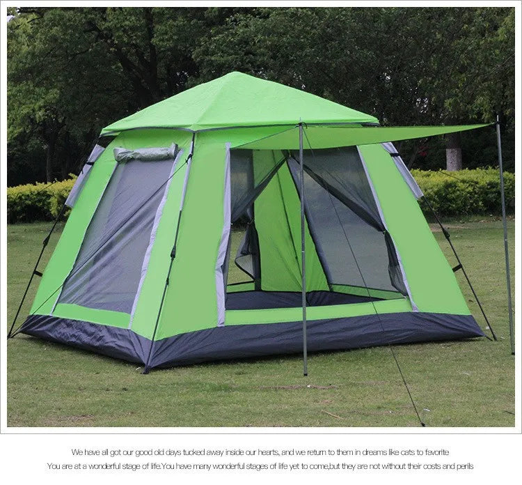 4-5 Person Quick Opening Camping Tent