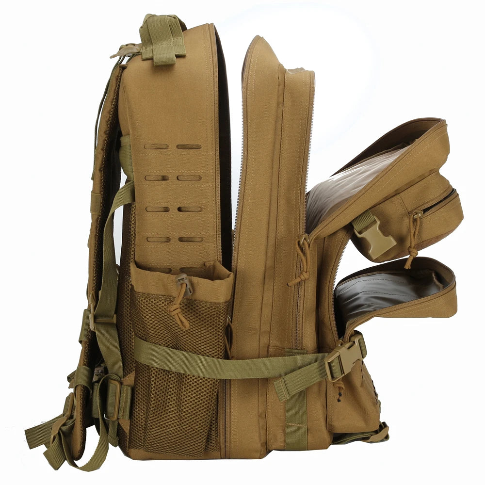 Outdoor Hiking Rucksack Backpack with Dual Cup Holder