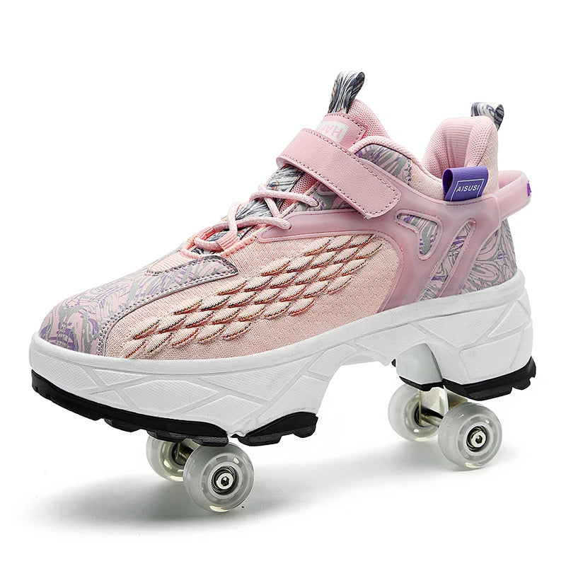Cartoon Roller Sneakers (Heelys)