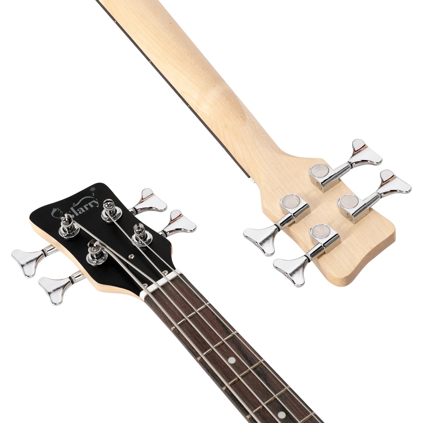36" Red Mahogany Electric Bass Guitar