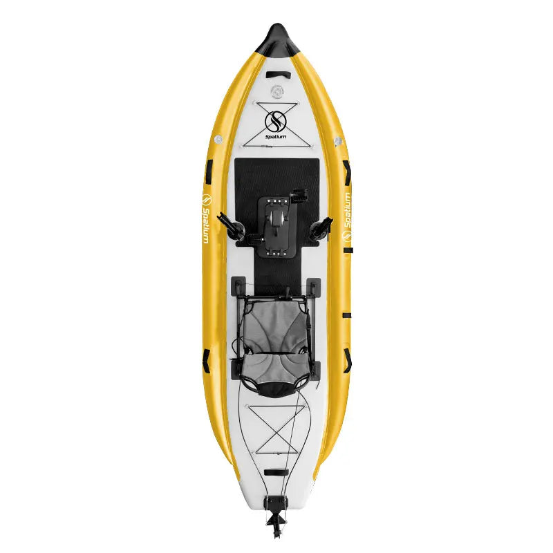 Spatium Portable Inflatable One-Person Pedal Kayak