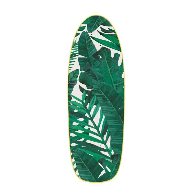 30 Inch 7-Tier Maple Board Cruiser Surf Skate Deck 76X26CM