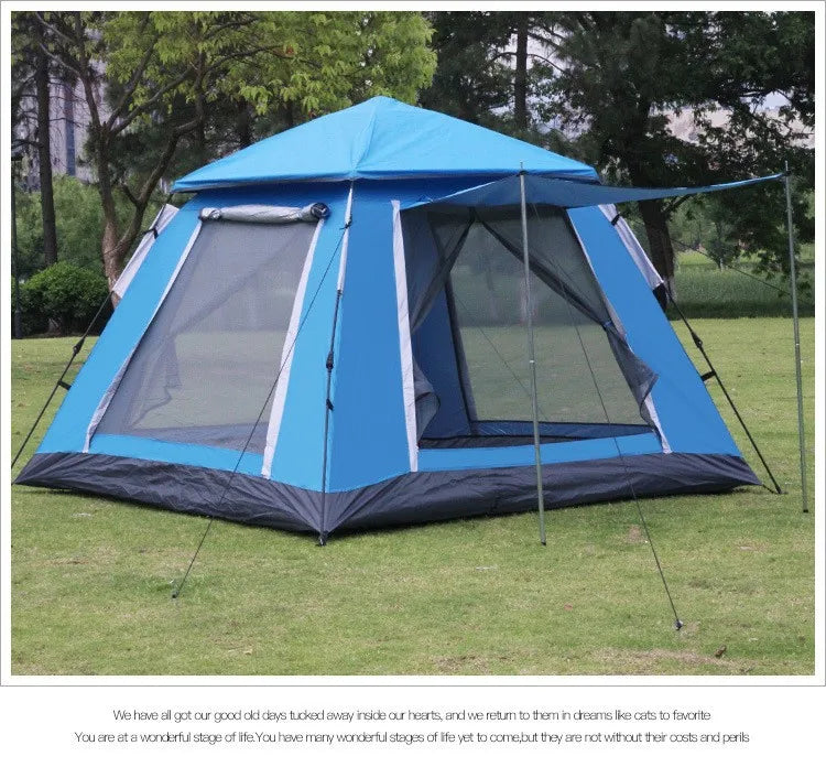 4-5 Person Quick Opening Camping Tent